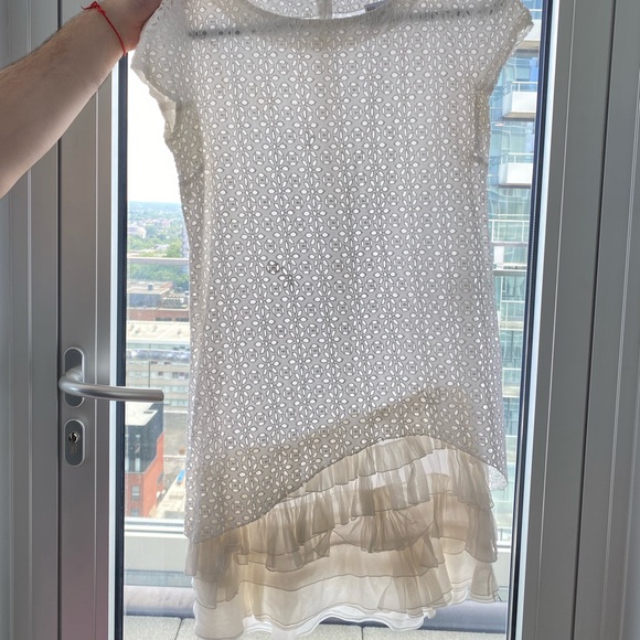 RED VALENTINO WHITE DRESS - Picture 2 of 2